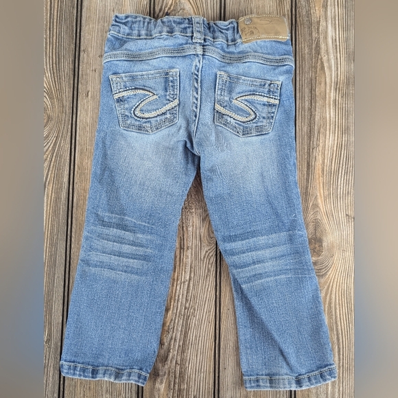Silver Tammy Toddler 2T Jeans Adorable And So Tiny Well Loved - Picture 1 of 11